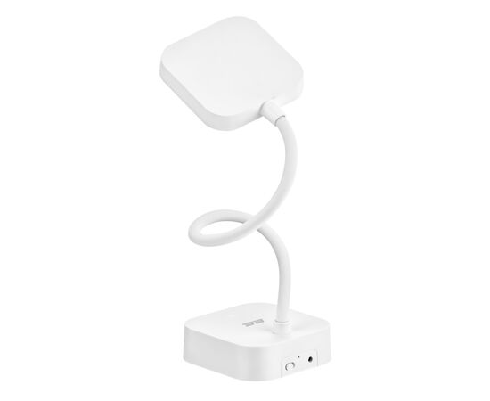 Настільна лампа 2E 5Вт 5000K 1200мАг USB-A без БЖ білий (2E-DL1216), зображення 2