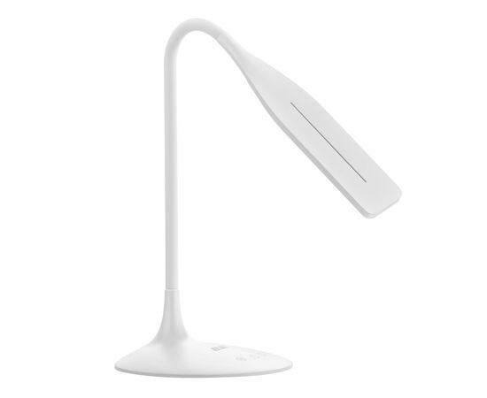 Настільна лампа 2E 7Вт 3000K 4000K 5700K 2200мАг USB-A без БЖ білий (2E-DL2240), зображення 2