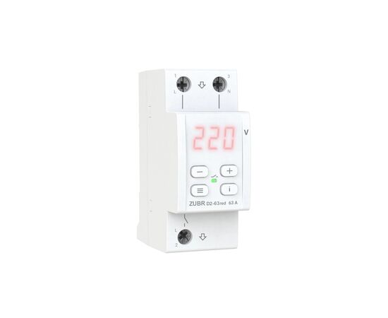 Реле напряжения ZUBR D2-63 red (4820120221736)