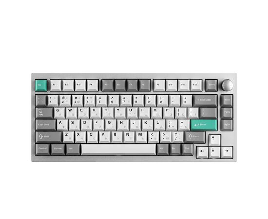 Клавіатура Lemokey P1 Pro Super Banana RGB Wireless/Bluetooth/USB Space Silver (P1P-X4-UA), зображення 3