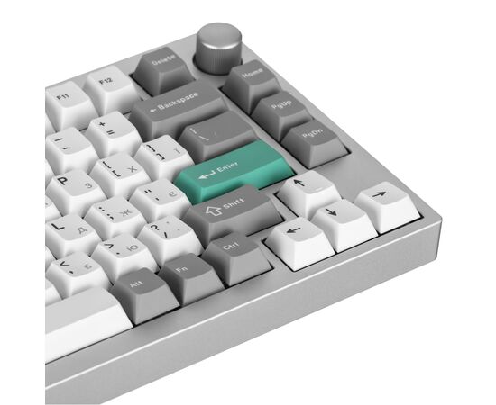 Клавіатура Lemokey P1 Pro Super Banana RGB Wireless/Bluetooth/USB Space Silver (P1P-X4-UA), зображення 9