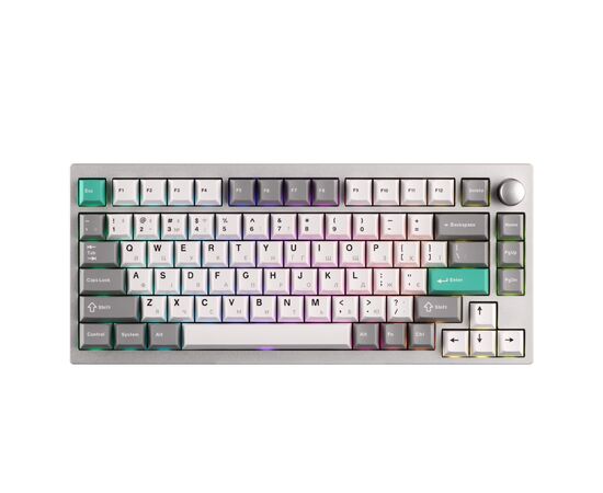 Клавіатура Lemokey P1 Pro Super Banana RGB Wireless/Bluetooth/USB Space Silver (P1P-X4-UA)