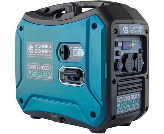 Генератор Konner&Sohnen інверторний KS3000IS, 230V, 3.3kW, ручни (KS3000IS), зображення 7