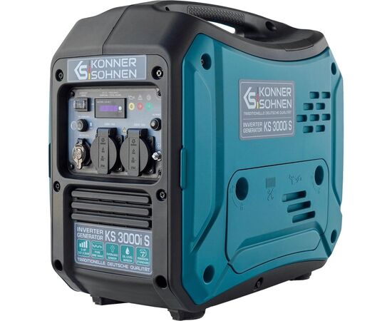 Генератор Konner&Sohnen інверторний KS3000IS, 230V, 3.3kW, ручни (KS3000IS)