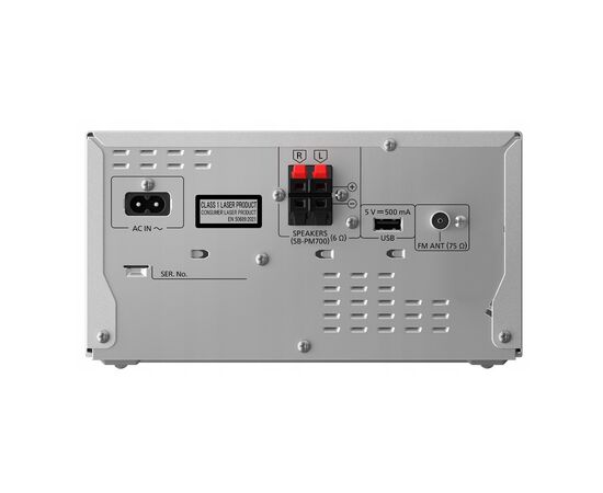 Акустическая система Panasonic SC-PM700 Silver (SC-PM700EE-S), изображение 5