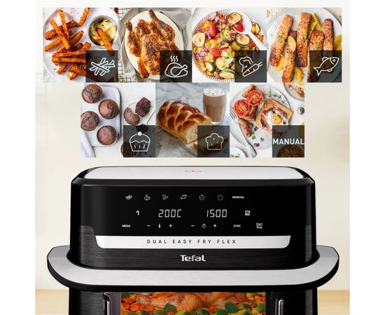 Мультипіч Tefal Dual Easy Fry Flex (EY9228E0), зображення 8