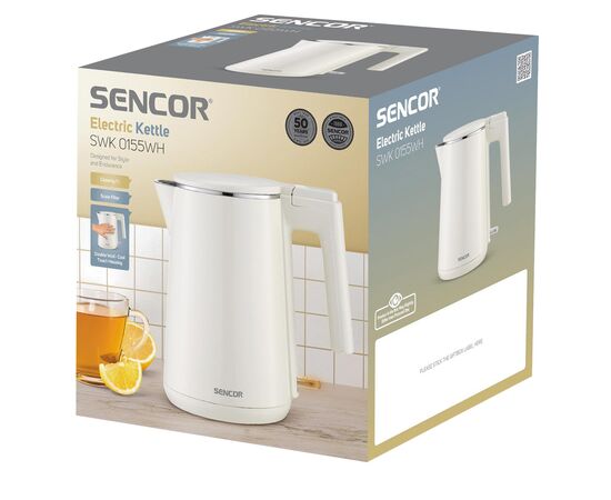 Електрочайник Sencor SWK0155WH, зображення 3