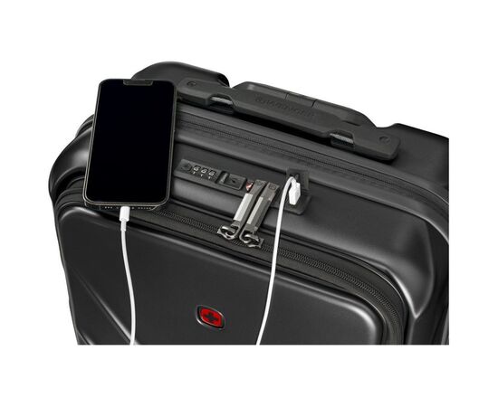Чемодан Wenger Amplix Hardside Carry-On чорна (653323), изображение 11