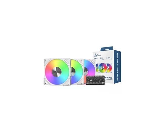 Кулер для корпуса MONTECH METAL PRO 12 ARGB 3 (METALPRO12 ARGB 3PACK (W)), изображение 4