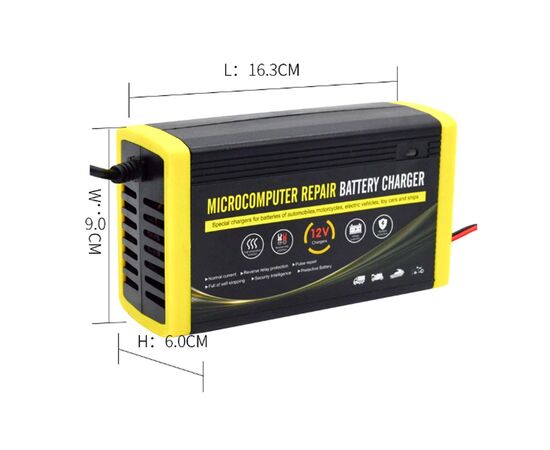 Зарядний пристрій для автомобільного акумулятора XoKo XK-CC12-6A, зображення 3