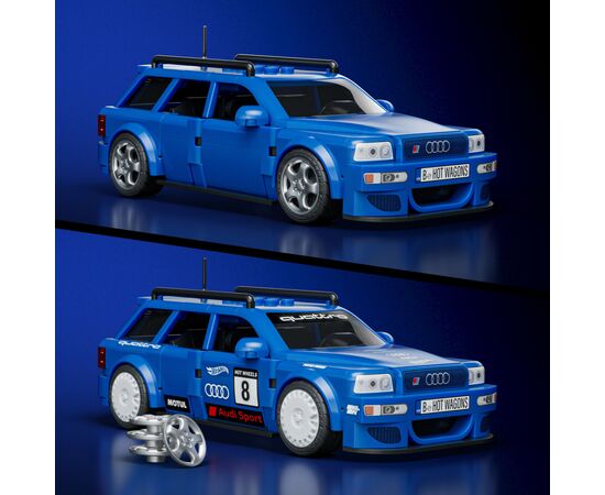 Машина Hot Wheels Brick Shop Speed Audi Avant RS2 (JGR28), зображення 2
