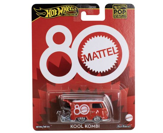 Машина Hot Wheels Pop culture Volkswagen Kool Kombi Mattel 80th (JBL68), изображение 6