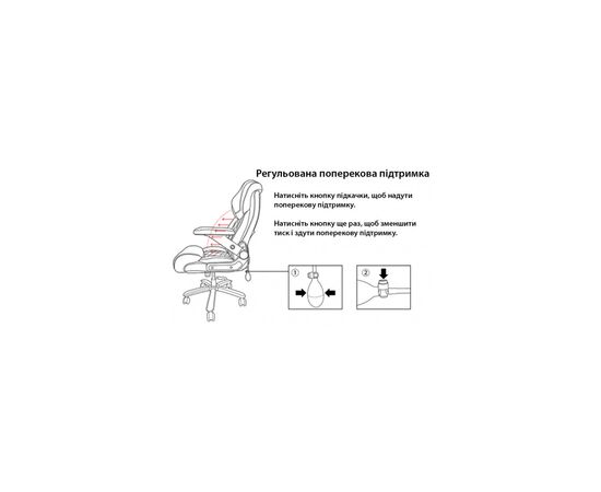 Офисное кресло GT Racer B-5146 Black (B-5146 Fabric Black XL), изображение 2