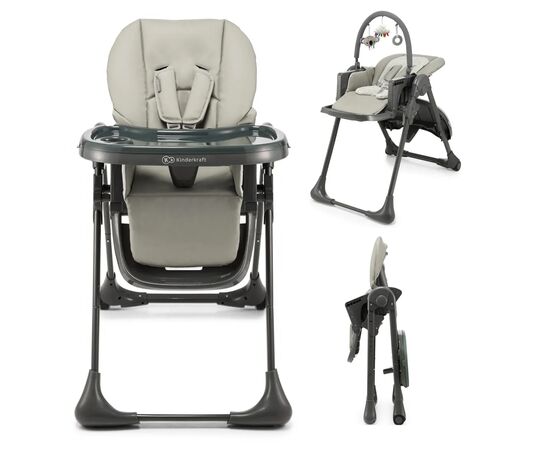 Стульчик для кормления Kinderkraft Tummie Grey (5902533925049)