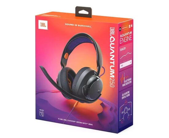 Наушники JBL Quantum 650 3.5мм Black (JBLQTUM250BLK), изображение 7