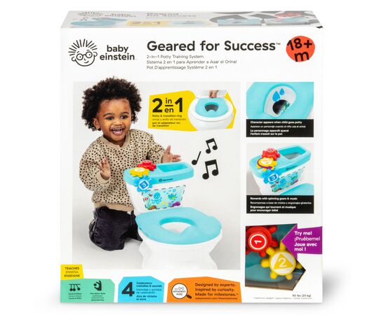 Горщик Baby Einstein Geared for Success 2 в 1 унітаз (17087), зображення 2