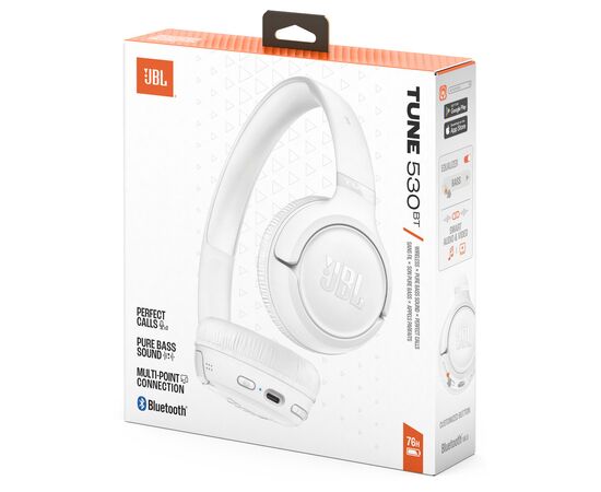 Наушники JBL Tune 530BT White (JBLT530BTWHTEU), изображение 10