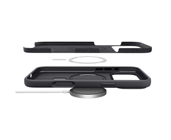 Чехол для мобильного телефона Spigen Silicone Fit MagFit iPhone 17 Pro Max Black (ACS10270), изображение 9