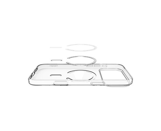 Чехол для мобильного телефона Spigen Liquid Crystal MagFit iPhone 17 Pro Clear White (ACS10396), изображение 6