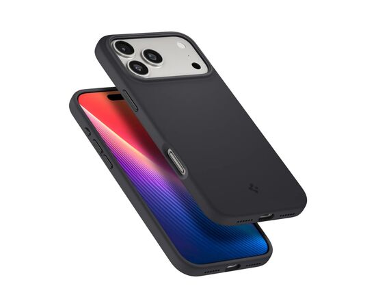Чехол для мобильного телефона Spigen Silicone Fit MagFit iPhone 17 Pro Black (ACS10335), изображение 3