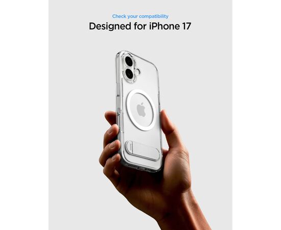 Чехол для мобильного телефона Spigen Ultra Hybrid S MagFit iPhone 17 Clear White (ACS09981), изображение 8