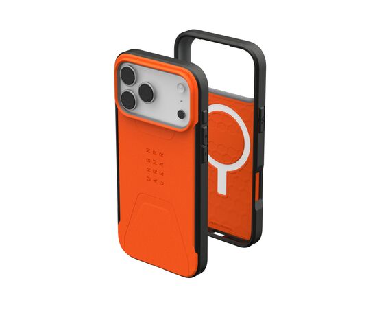 Чехол для мобильного телефона UAG Civilian MagSafe iPhone 17 Pro Max Orange (114546119797), изображение 4