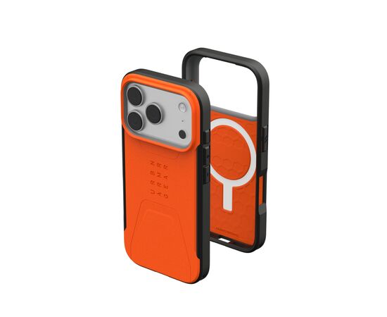 Чехол для мобильного телефона UAG Civilian MagSafe iPhone 17 Pro Orange (114545119797), изображение 4