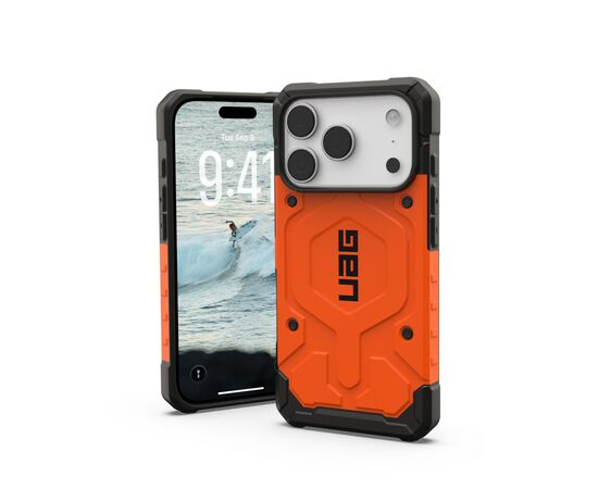 Чехол для мобильного телефона UAG Pathfinder MagSafe iPhone 17 Pro Orange (114548119797), изображение 8