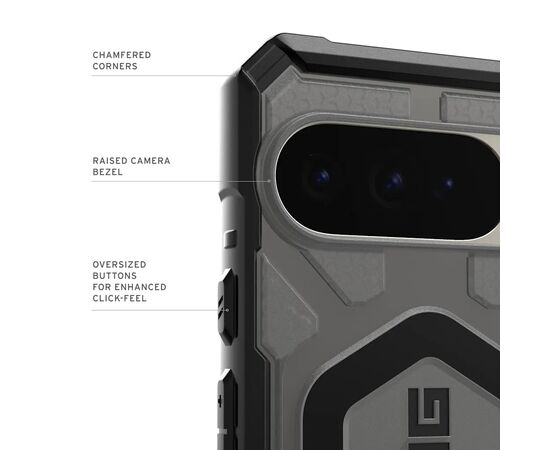Чехол для мобильного телефона UAG Pathfinder Clear MagSafe Google Pixel 10 Pro XL Ash (614470113140), изображение 2