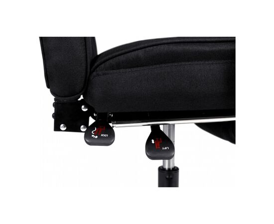 Кресло игровое GT Racer X-6028 Black (X-6028 Fabric Black), изображение 10