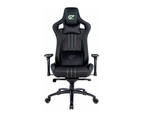 Кресло игровое GT Racer X-8006 Black/Green (X-8006 Fabric Black/Green), изображение 2