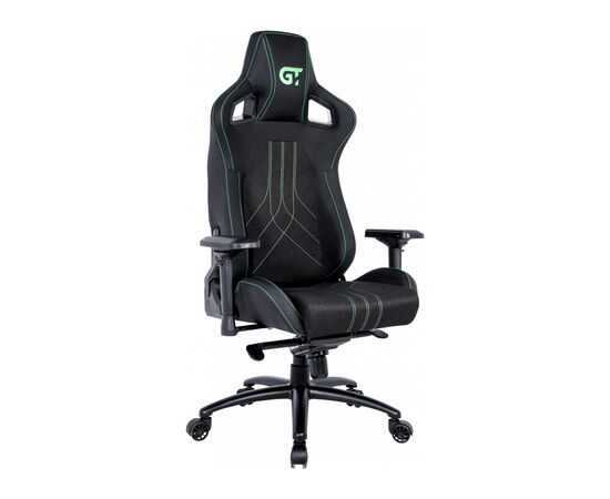 Кресло игровое GT Racer X-8006 Black/Green (X-8006 Fabric Black/Green), изображение 6