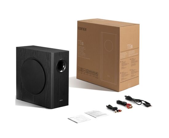 Домашний сабвуфер Edifier T5s Subwoofer Black (T5sblack), изображение 7