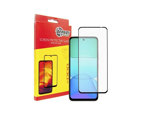 Стекло защитное Dengos Full Glue Xiaomi Redmi 13x 4G Black (TGFG-425)