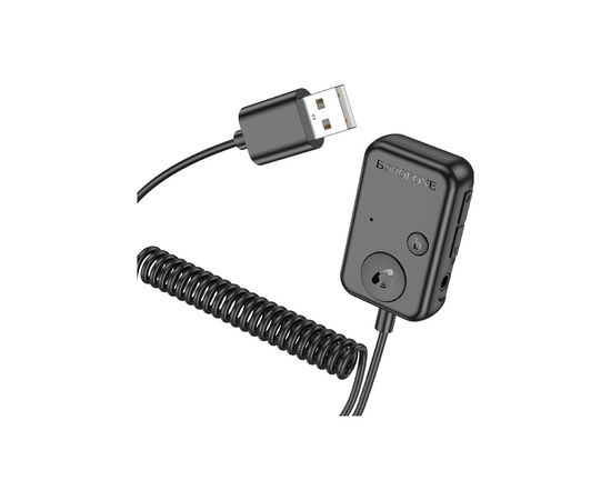 FM модулятор BOROFONE BC49, Black, Box, зображення 4