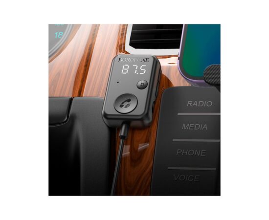 FM модулятор BOROFONE BC49, Black, Box, зображення 9