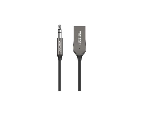 FM модулятор Vention AUX TRS 3.5мм USB Bluetooth 5.0 Coiled Cable 1.5M Gray Zinc (NAGHG), изображение 3