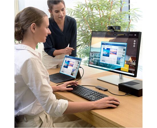 Концентратор J5create USB-C + USB A to 2xUSB + USB-C switch hub (JCH462-N), зображення 10