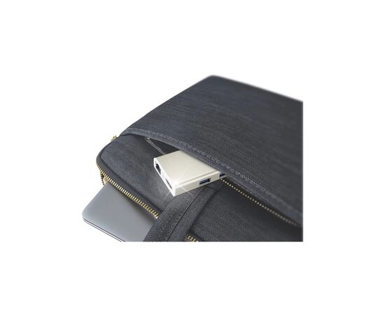 Концентратор J5create USB-C 5-in-1 2xUSB 3.0 + HDMI 4K + USB-C PD + RJ45 1000Mbps gray (JCA374-N), зображення 6