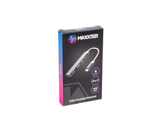 Концентратор Maxxter USB-C to 1xUSB 3.0 + 1xUSB 2.0 + 2xUSB-C (HU3C-4P-03), зображення 4