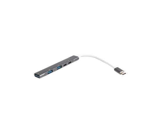 Концентратор Maxxter USB-C to 1xUSB 3.0 + 2xUSB 2.0 + 1xUSB-C PD100W + 1xUSB-C (HU3C-4P1PD-01), зображення 2