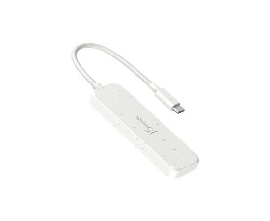 Концентратор J5create USB-C to 2xUSB-A + 2xUSB-C 3.2 10Gbps white (JCH342EW-N), зображення 3