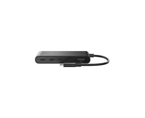 Концентратор Belkin USB-C 5-in-1 3xUSB-C 3.2 + HDMI 2.0 4K60Hz gray (AVC021HQBK), зображення 2