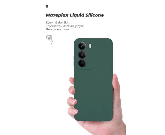Чехол для мобильного телефона Armorstandart ICON Realme C73 5G Camera cover Dark Green (ARM88505), изображение 7
