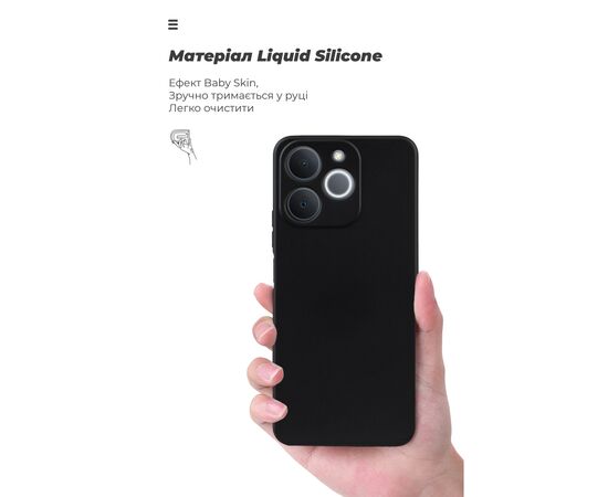 Чохол до мобільного телефона Armorstandart ICON Realme Note 70 4G Camera cover Black (ARM83907), зображення 7