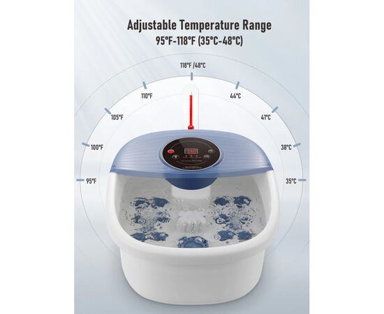 Массажная ванночка для ног NAIPO XKAM-SPA18 блакитний, изображение 3