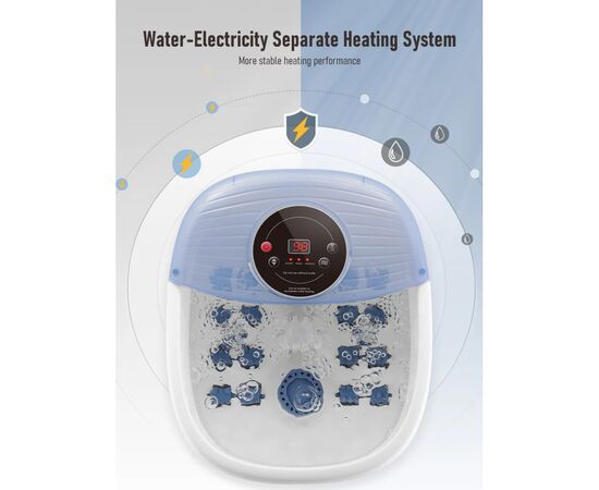 Массажная ванночка для ног NAIPO XKAM-SPA18 блакитний, изображение 5