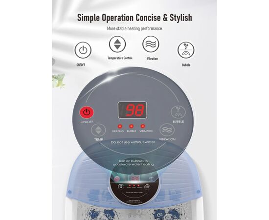 Массажная ванночка для ног NAIPO XKAM-SPA18 блакитний, изображение 8