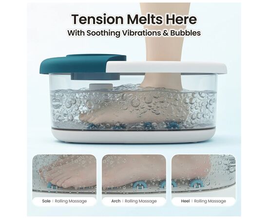 Массажная ванночка для ног NAIPO XKAM-SPA18 зелений, изображение 2