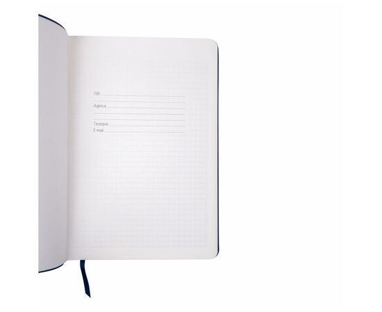 Блокнот Berganote Tessil А5, темно-синій (50040538-44), зображення 5